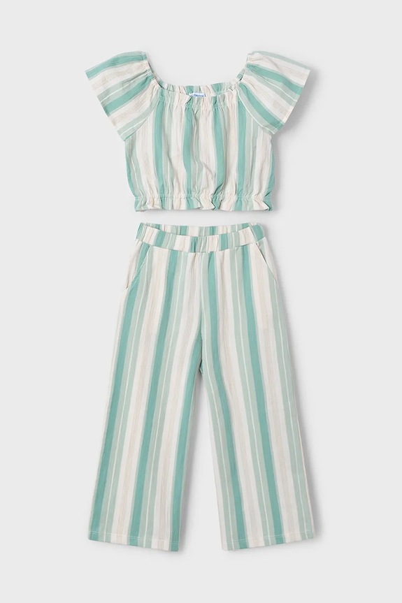 Otroški komplet Mayoral 3560.6H.Mini.PPYA zelena SS25