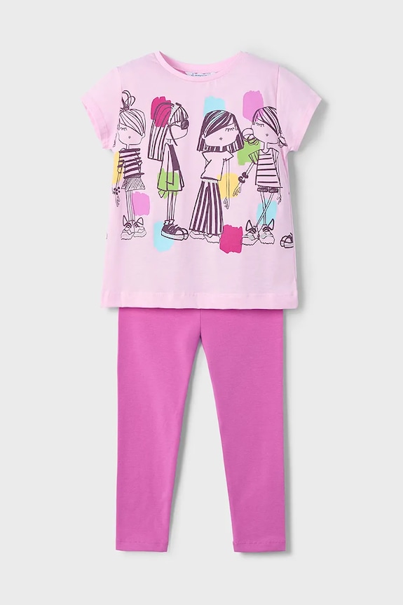 Mayoral set di lana bambino/a 3713.6R.Mini.PPYA rosa SS25