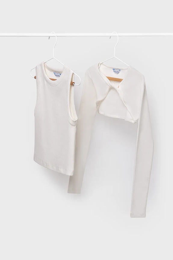 Παιδικό σετ Mayoral με ελαστάν μπεζ 6150.8D.Junior.PPYA