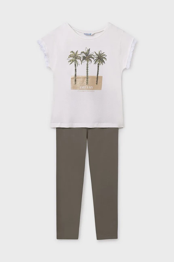 Mayoral komplet dziecięcy dzianina zielony 6766.8C.Junior.PPYA