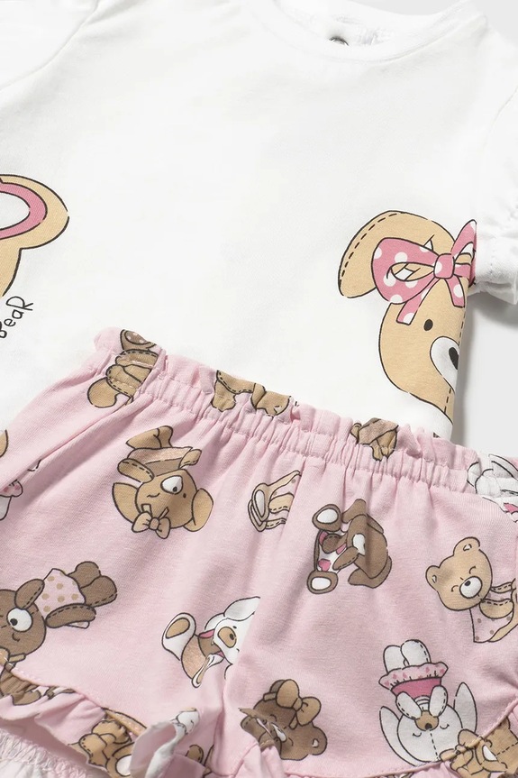 Момиче Бебешки памучен комплект Mayoral Newborn 1256.2G.Newborn.PPYH розов