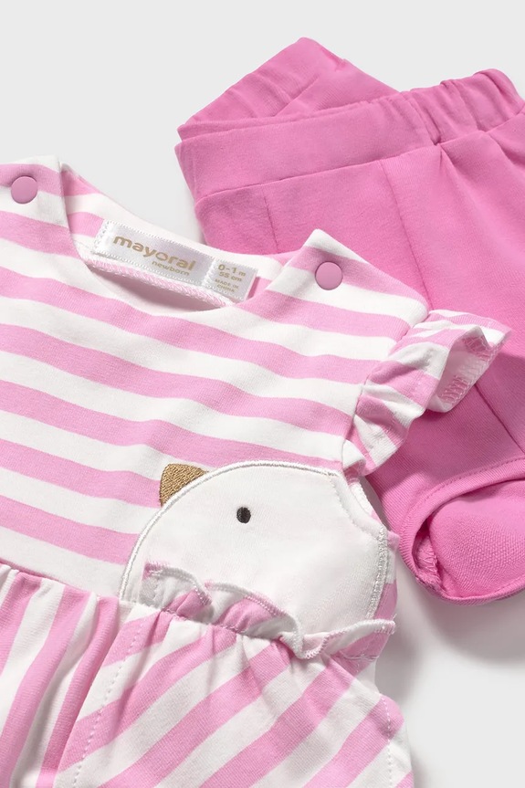 Kojenecká sada Mayoral Newborn 2-pack růžová 1670.2S.Newborn.PPYH