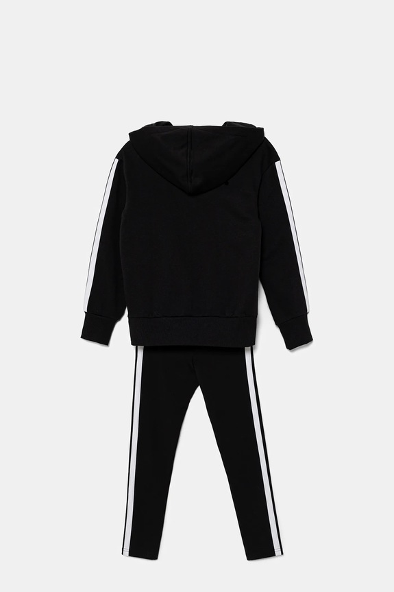 Dievča Detská tepláková súprava adidas SPORTY STREET JI6218 čierna