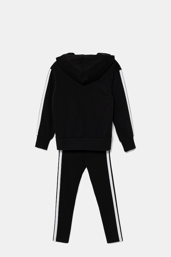 Dievča Detská tepláková súprava adidas SPORTY STREET JI6218 čierna