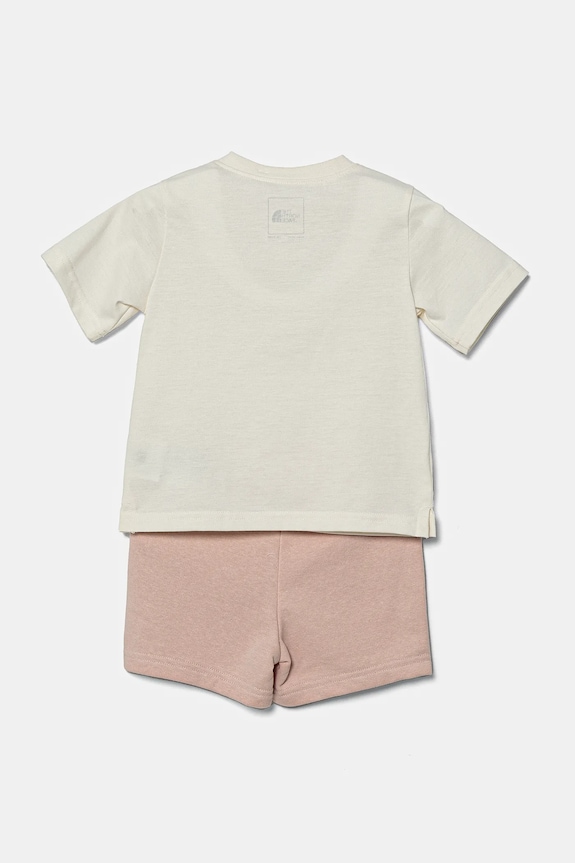 Komplet za bebe The North Face BABY COTTON SUMMER SET- GRAPHIC NF0A8BA3BQZ1 bež SS25