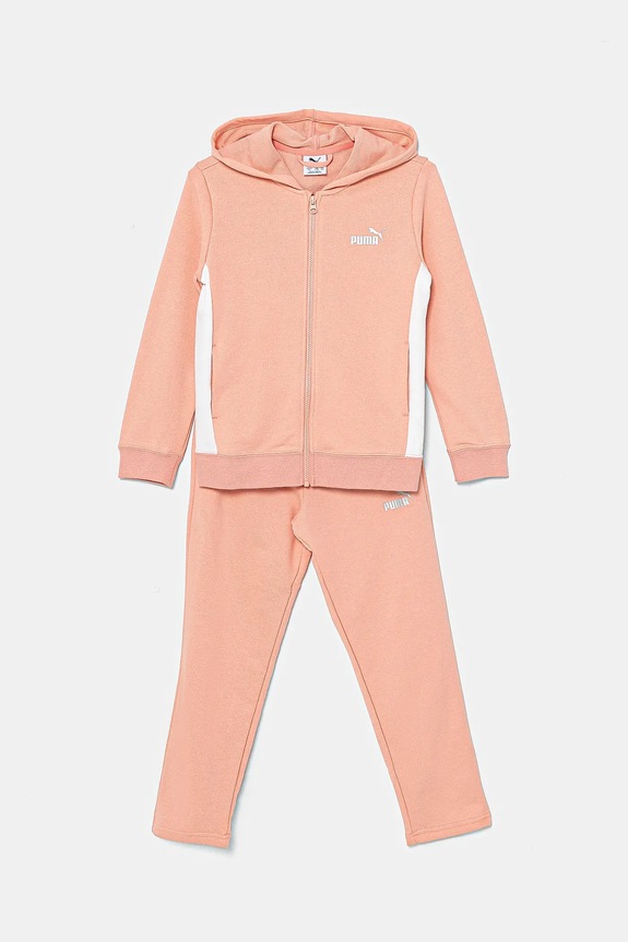 Дитячий спортивний костюм Puma Metallic Hooded Sweat Suit TR трикотаж помаранчевий 686305