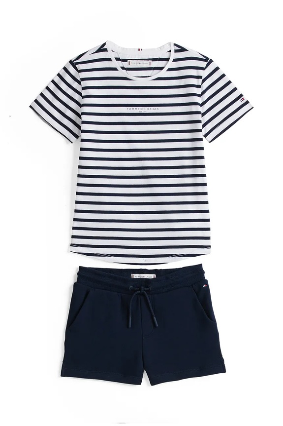 Tommy Hilfiger komplet dziecięcy KG0KG08454.74.122.PPYA granatowy SS25