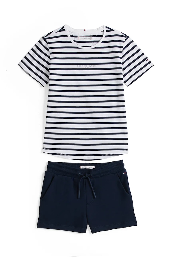 Tommy Hilfiger komplet dziecięcy KG0KG08454.74.122.PPYA granatowy SS25