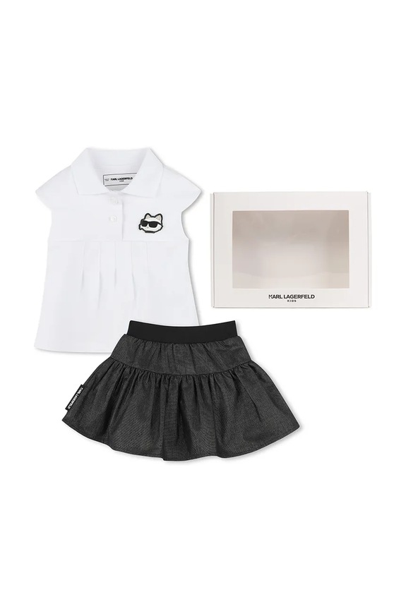 Βρεφικό βαμβακερό σετ Karl Lagerfeld Z30518.60.81