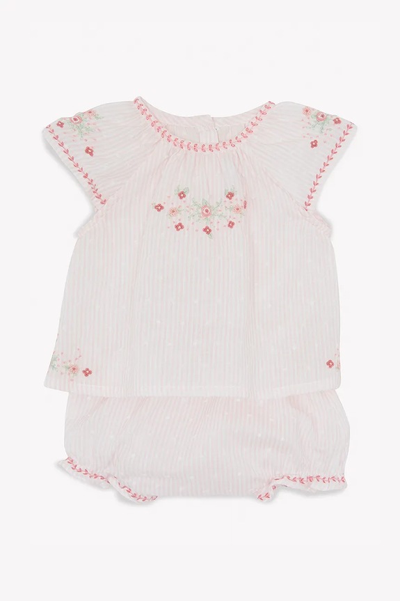 Tartine et Chocolat komplet bawełniany niemowlęcy CA37000.80.94 różowy SS25