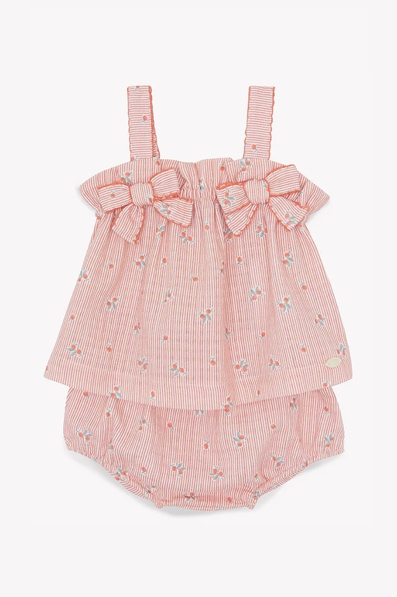 Tartine et Chocolat completo in cotone neonato/a CA37001.60.74 arancione SS25