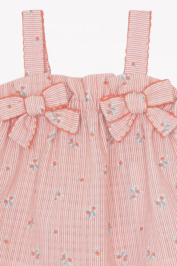 Tartine et Chocolat completo in cotone neonato/a CA37001.60.74 arancione