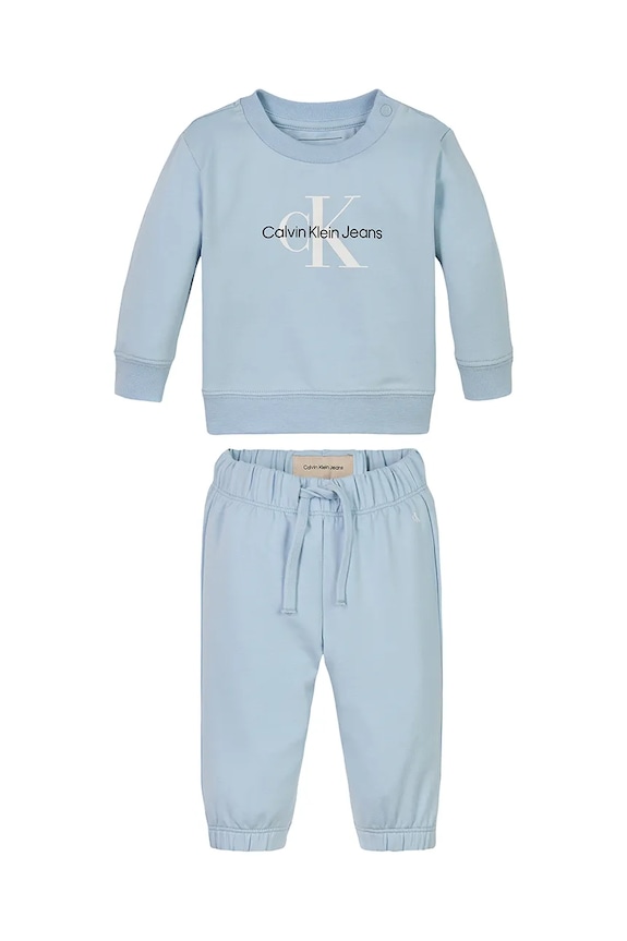 Calvin Klein Jeans gyerek melegítő elasztánnal kék IN0IN00017.PPYA
