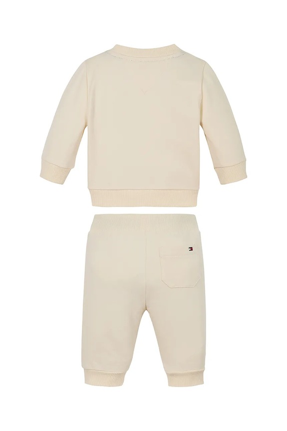 Trenirka za bebe Tommy Hilfiger KN0KN01978.PPYA bež SS25