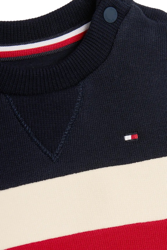 Dječji set trenerke Tommy Hilfiger KN0KN01979.PPYA bež SS25