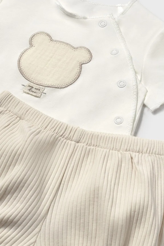 Dječaci Pamučni komplet za bebe Mayoral Newborn 1259.1A.Newborn.PPYH bež
