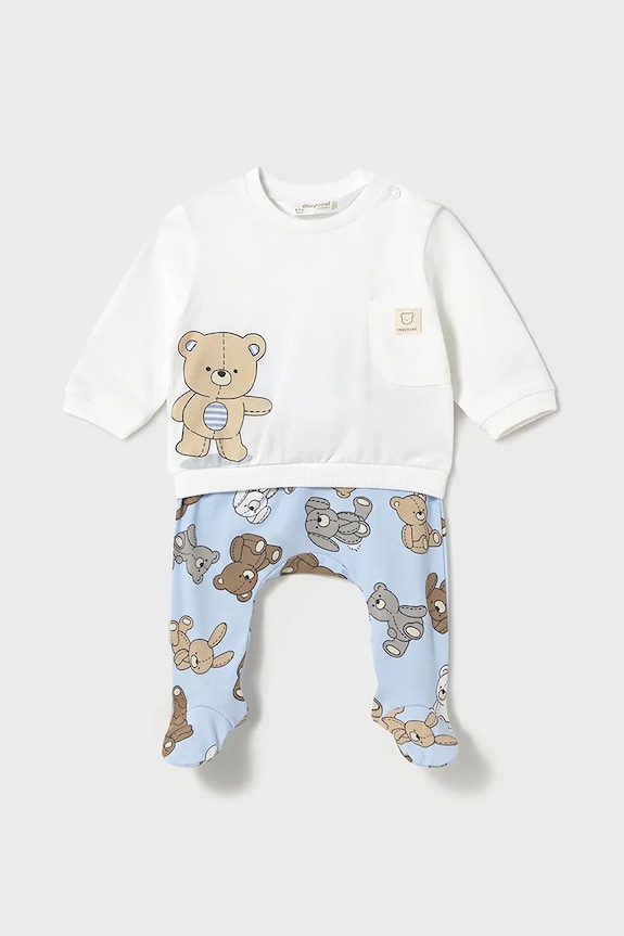 Mayoral Newborn compleu bebe tricotaj albastru 1559.1H.Newborn.PPYH