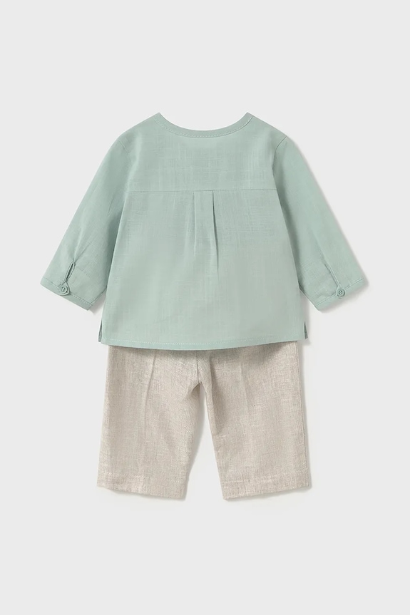 Pamučni komplet za bebe Mayoral Newborn 1564.1M.Newborn.PPYH zelena SS25