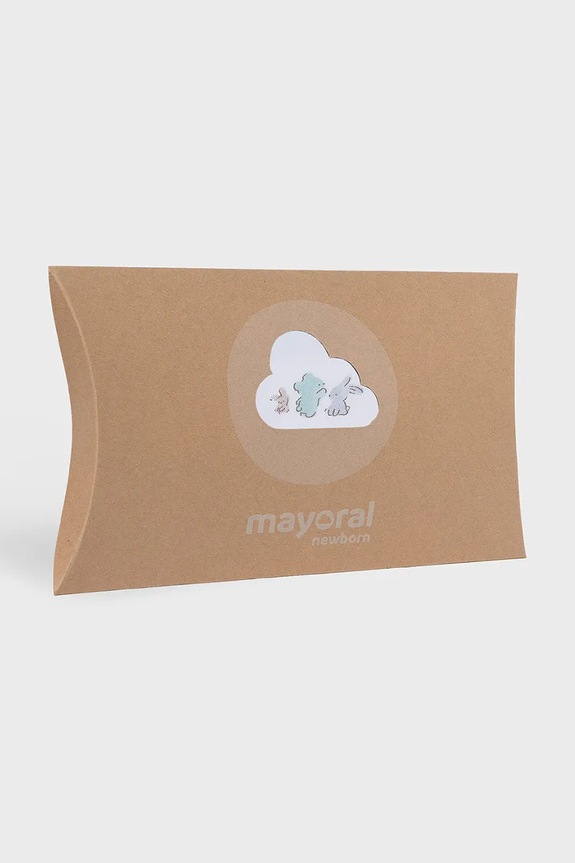 Σετ μωρού Mayoral Newborn 4-pack 9910.1A.Newborn.PPYH τιρκουάζ