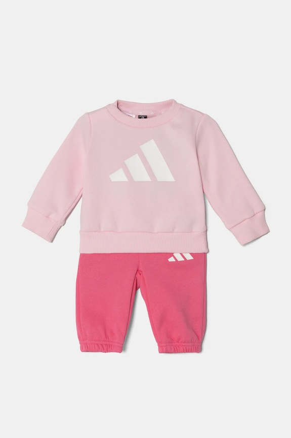 Detská tepláková súprava adidas pletenina ružová JC9645