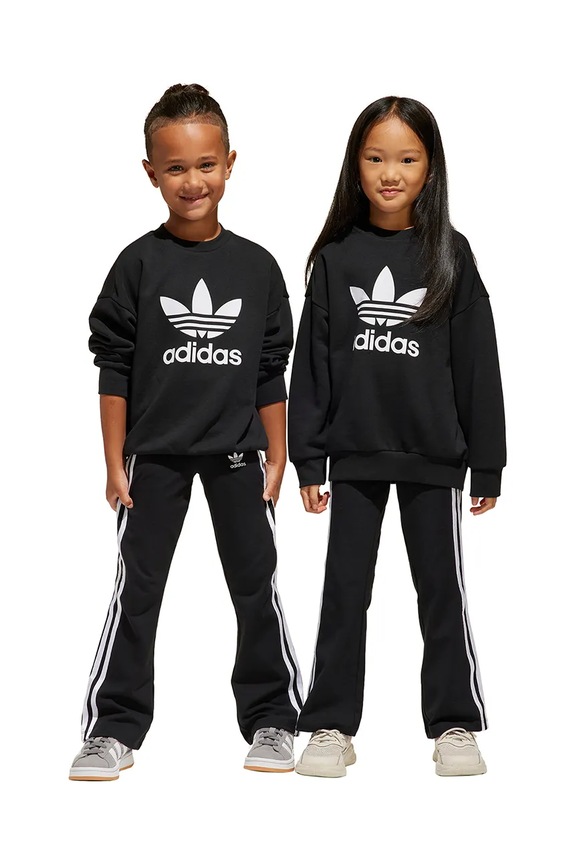 adidas Originals dres dziecięcy dzianina czarny JC7873