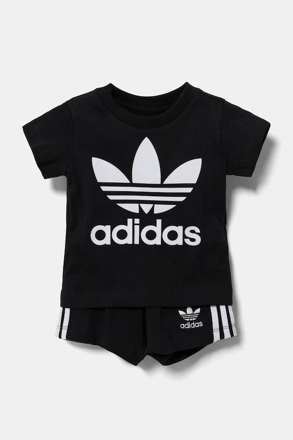 adidas Originals komplet niemowlęcy aplikacja czarny JC6583