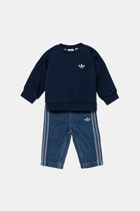 Παιδικό σετ adidas Originals ύφασμα σκούρο μπλε JD5826