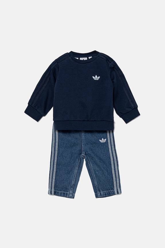 Παιδικό σετ adidas Originals ύφασμα σκούρο μπλε JD5826