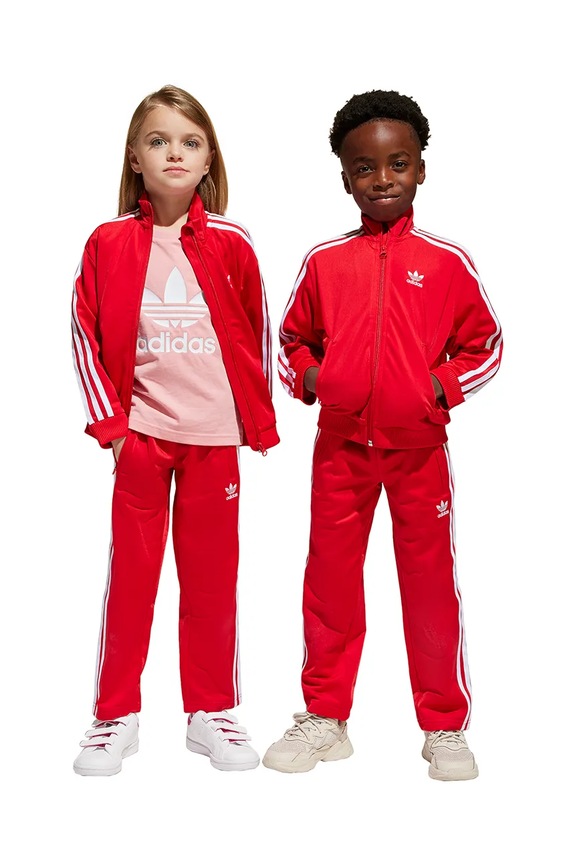 adidas Originals tuta per bambini maglia rosso JC9151