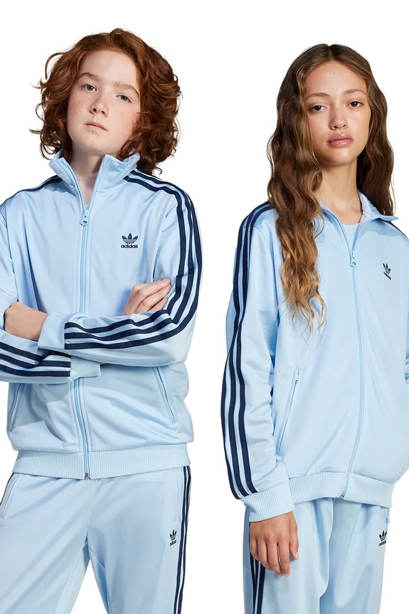 adidas Originals gyerek felső aplikációval kék JD1621