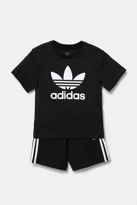 adidas Originals komplet dziecięcy JC9155 czarny SS25
