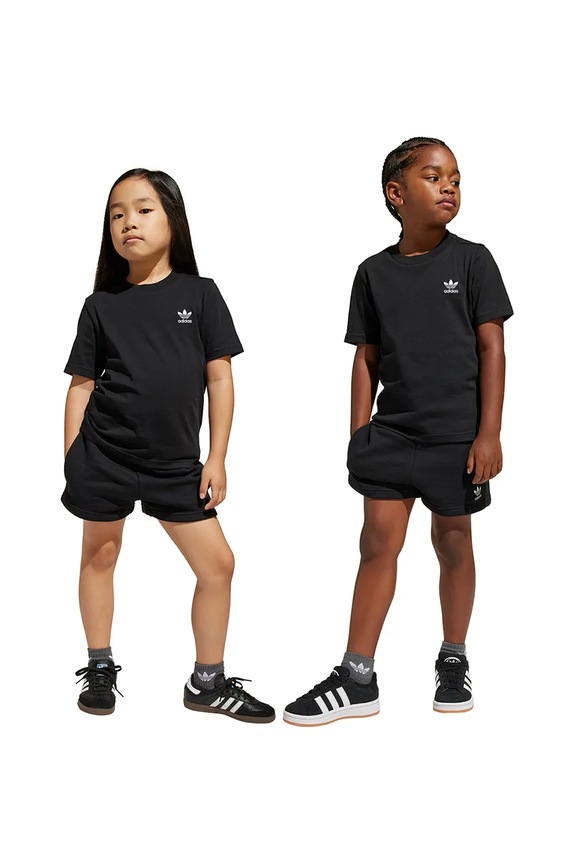 Detská bavlnená súprava adidas Originals bavlna čierna JI5842