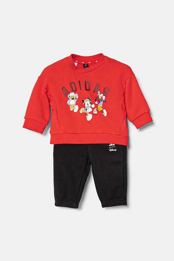 adidas dres dziecięcy dzianina czerwony JN6098