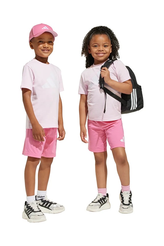 adidas set de bumbac pentru copii bumbac violet JE1378