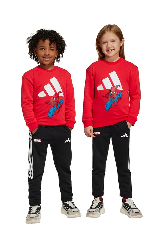 adidas trening copii MRVL tricotaj rosu JN6102