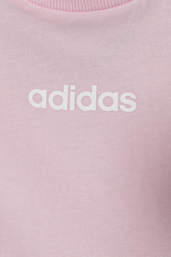 Pamučni komplet za bebe adidas roza JC9744