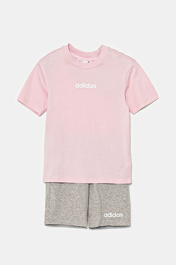 adidas komplet dziecięcy JE3975 fioletowy SS25
