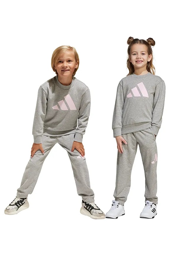 adidas dres dziecięcy dzianina szary JC9727