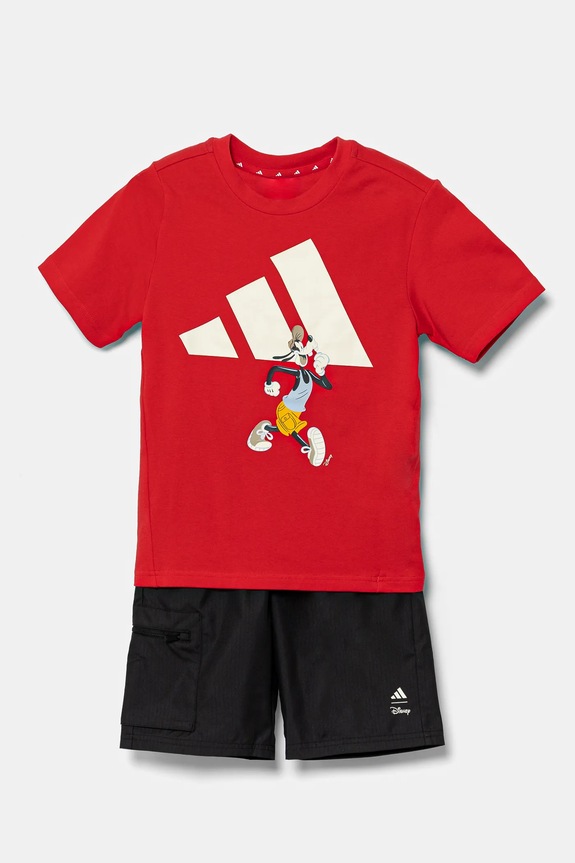 adidas komplet dziecięcy JF3639 czerwony SS25
