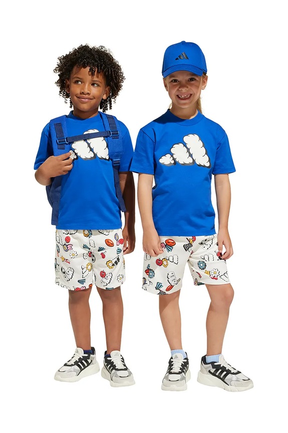 adidas compleu copii cu modele albastru JD0065