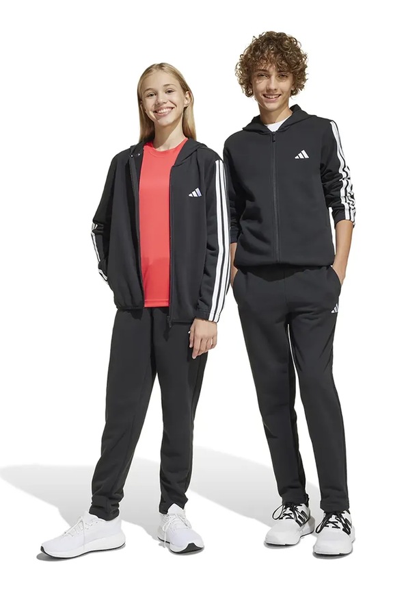 adidas trening copii tricotaj negru JD6505