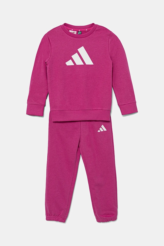 adidas tuta per bambini maglia rosa JC9646