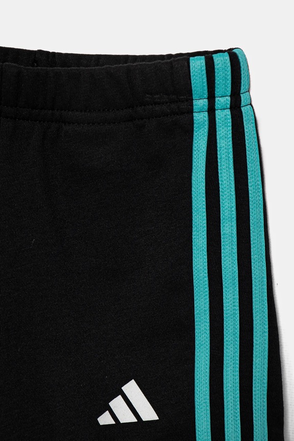 Otroški bombažni komplet adidas Performance MER DNA črna JV5438