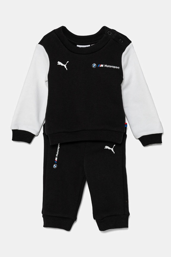 Puma gyerek melegítő BMW MMS ESS TODDLER JOGGER mintás fekete 627524