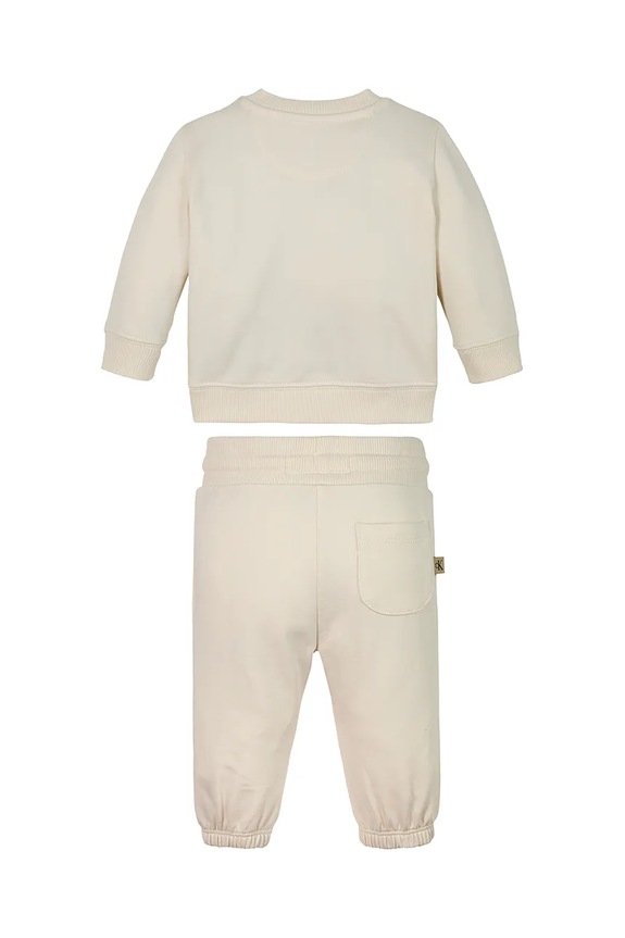 Dětská tepláková souprava Calvin Klein Jeans IN0IN00307.PPYA béžová SS25