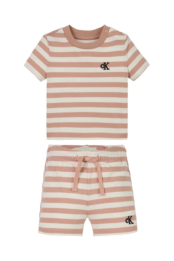 Calvin Klein Jeans completo bambino/a maglia arancione IN0IN00310.PPYA