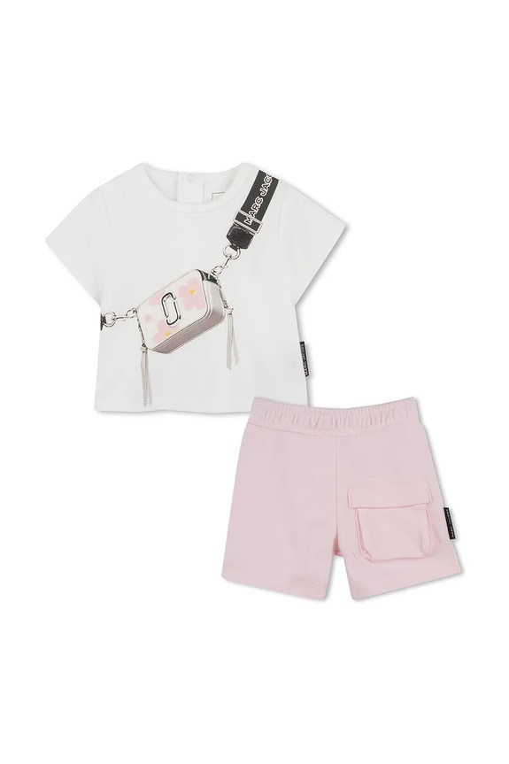 Marc Jacobs baba pamut melegítő dzsörzé rózsaszín W60516.60.71
