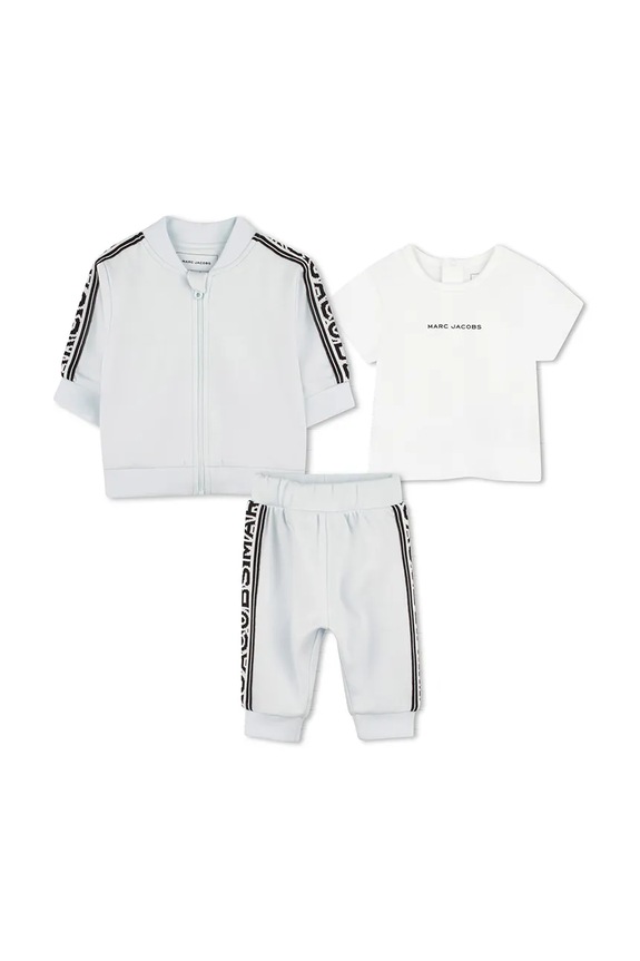 Marc Jacobs komplet bawełniany niemowlęcy aplikacja niebieski W60552.60.81