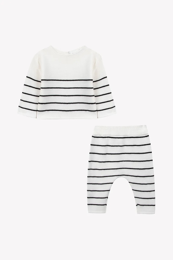 Βρεφικό βαμβακερό σετ Tartine et Chocolat CA36000.80.86 μπεζ SS25