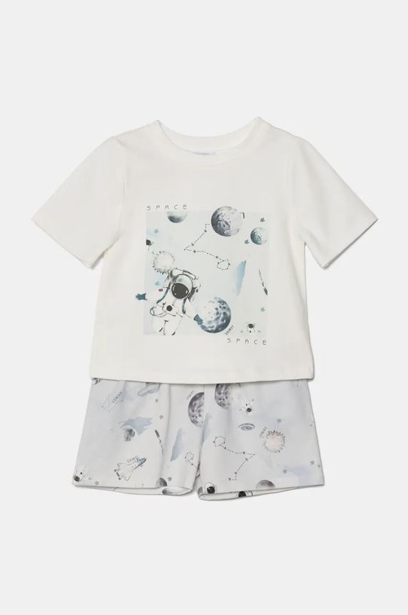 Pamučna dječja trenirka Jamiks JOHANNES II JOHANNES.II.Ko.JLH118.G plava SS25